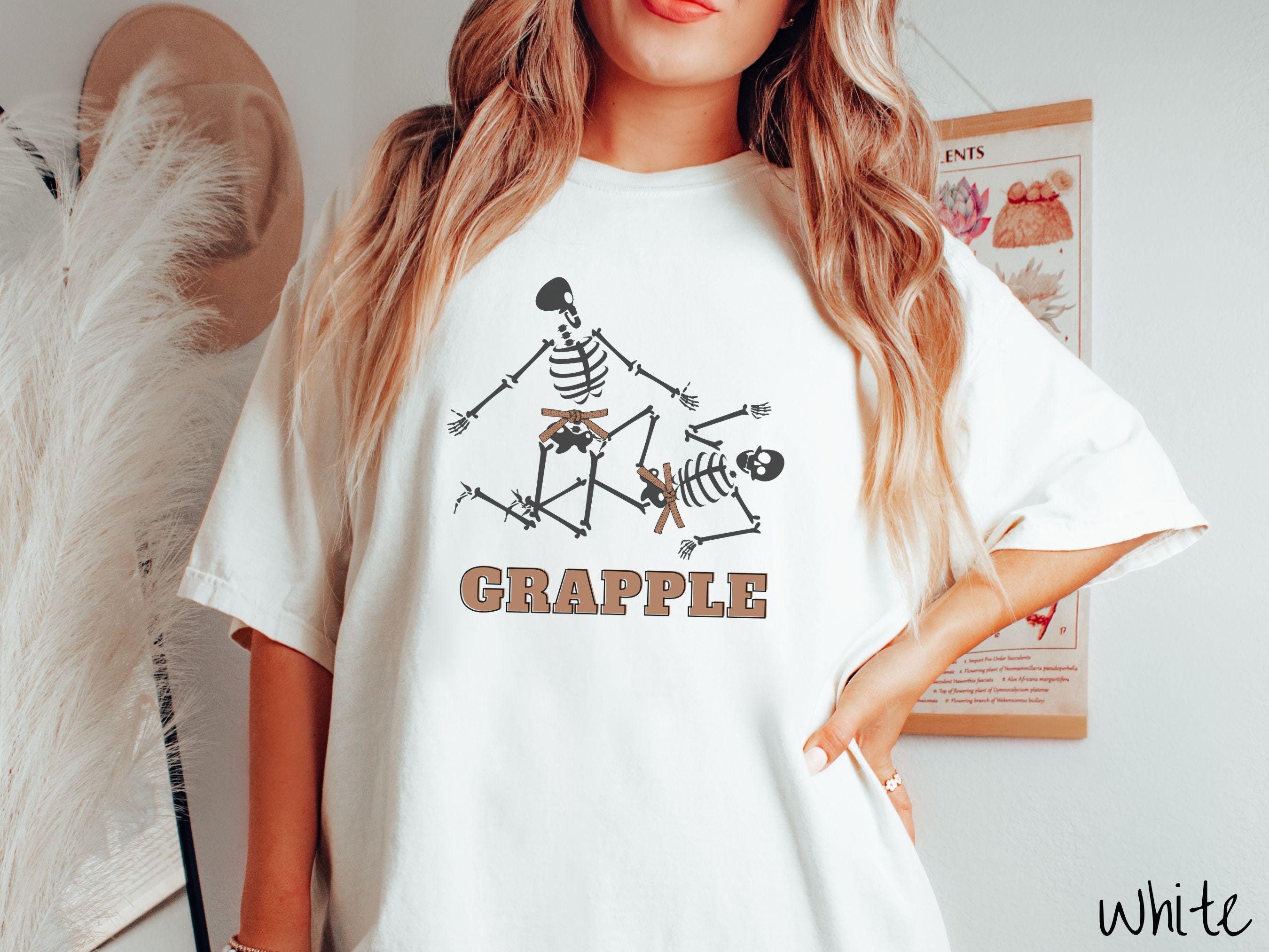 Brown Belt Skeleton Brazilian Jiu Jitsu Shirt, Gift for BJJ and MMA Lovers!