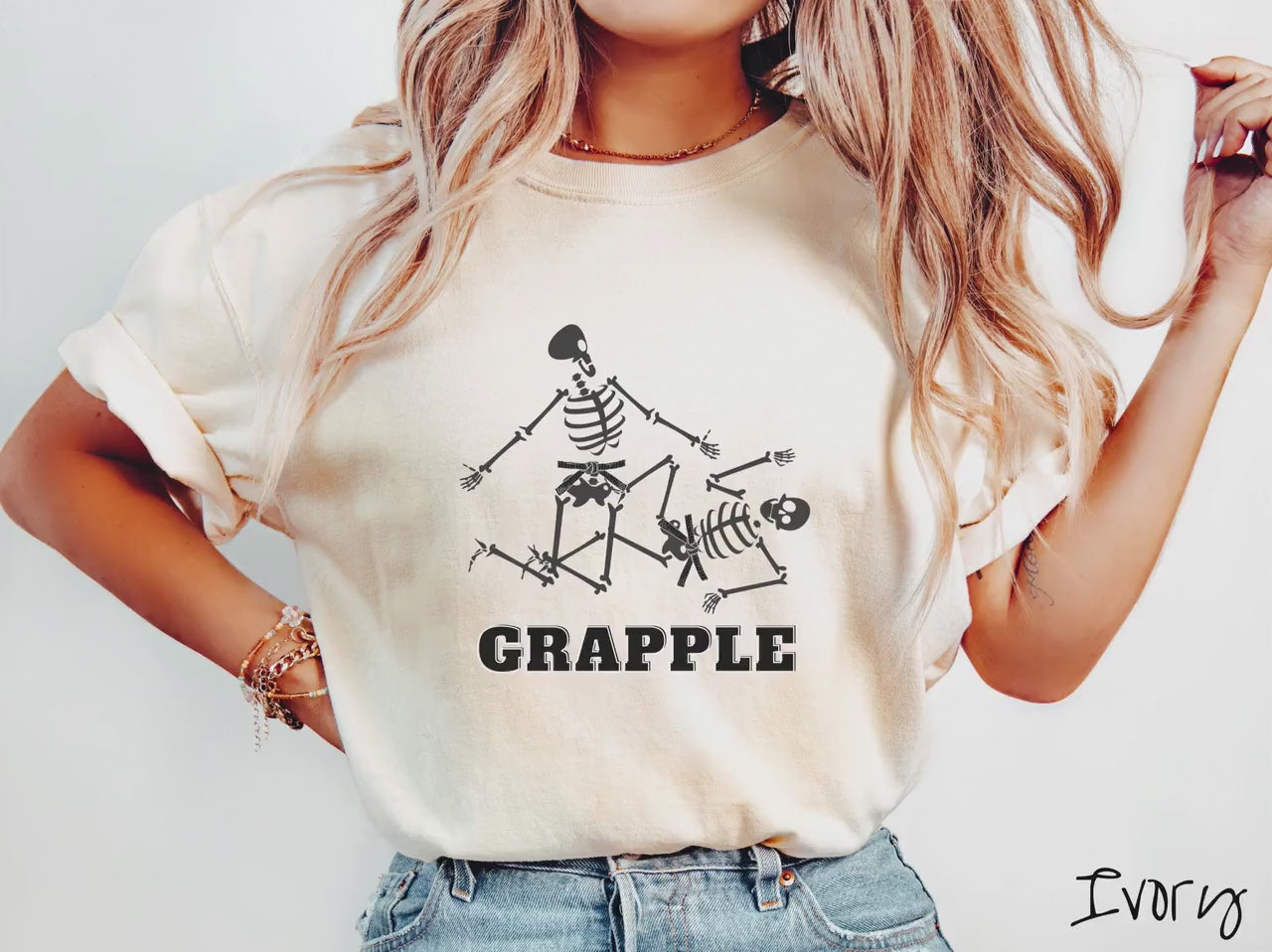 Black Belt Skeleton Brazilian Jiu Jitsu Shirt, Gift for BJJ and MMA Lovers!